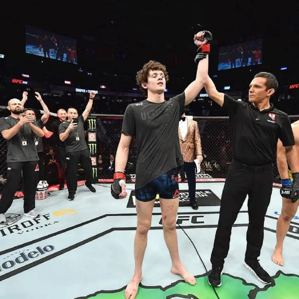 Chase after winning the fight in UFC