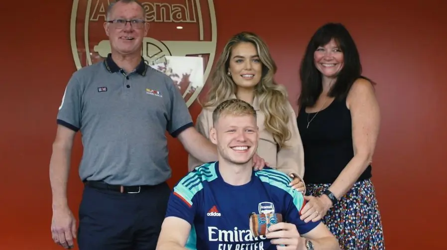 Aaron Ramsdale Brought His Grandfather's Ashes To His Arsenal Unveiling. 