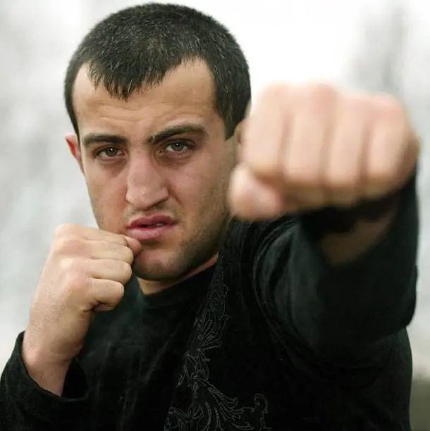 Goran Gogic pictured before his bout on March 6, 2004 at Bochum, Germany 