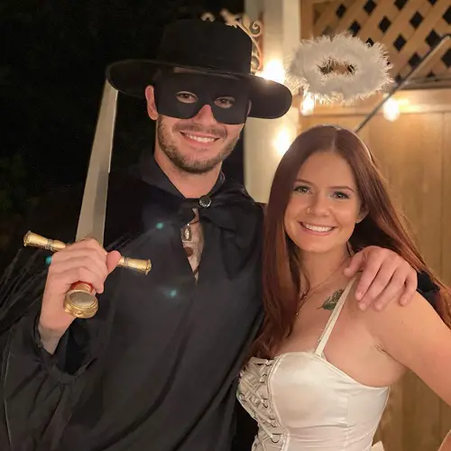 The 'White Sox pitcher Dylan Cease cosplayed Antonio Banderas and his girlfriend Rebekah Haynes cosplayed Catherine Zeta Jones from the Mask of Zorro movie for Halloween last year 