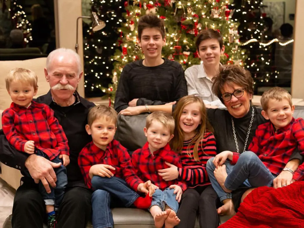 Lanny McDonald and Ardell McDonald always celebrates Christmas with their grandchildren.