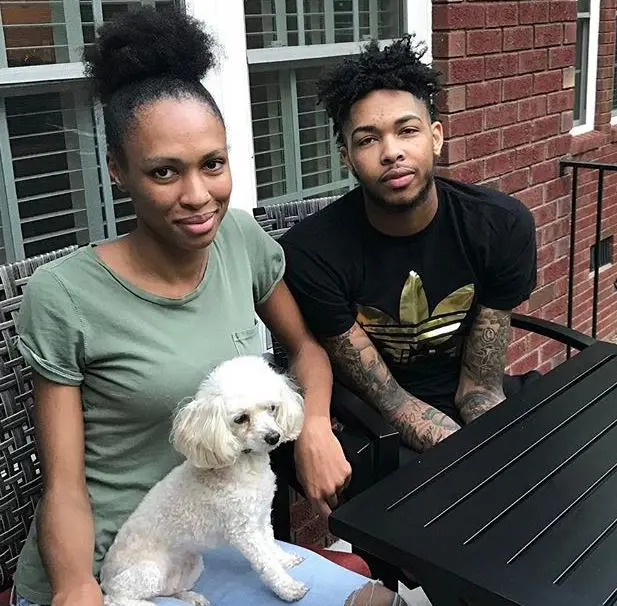 Brandon Ingram with his half sister Brittany. He has two half siblings, a brother Donovan and a sister Brittany.