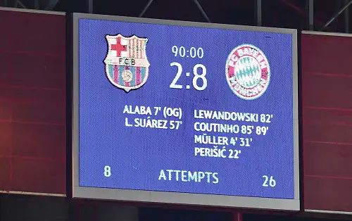 The memes between the clubs began ever since Barca got thrashed 8-2 by Bayern in 2020 in the Quarterfinal stages of Champions League