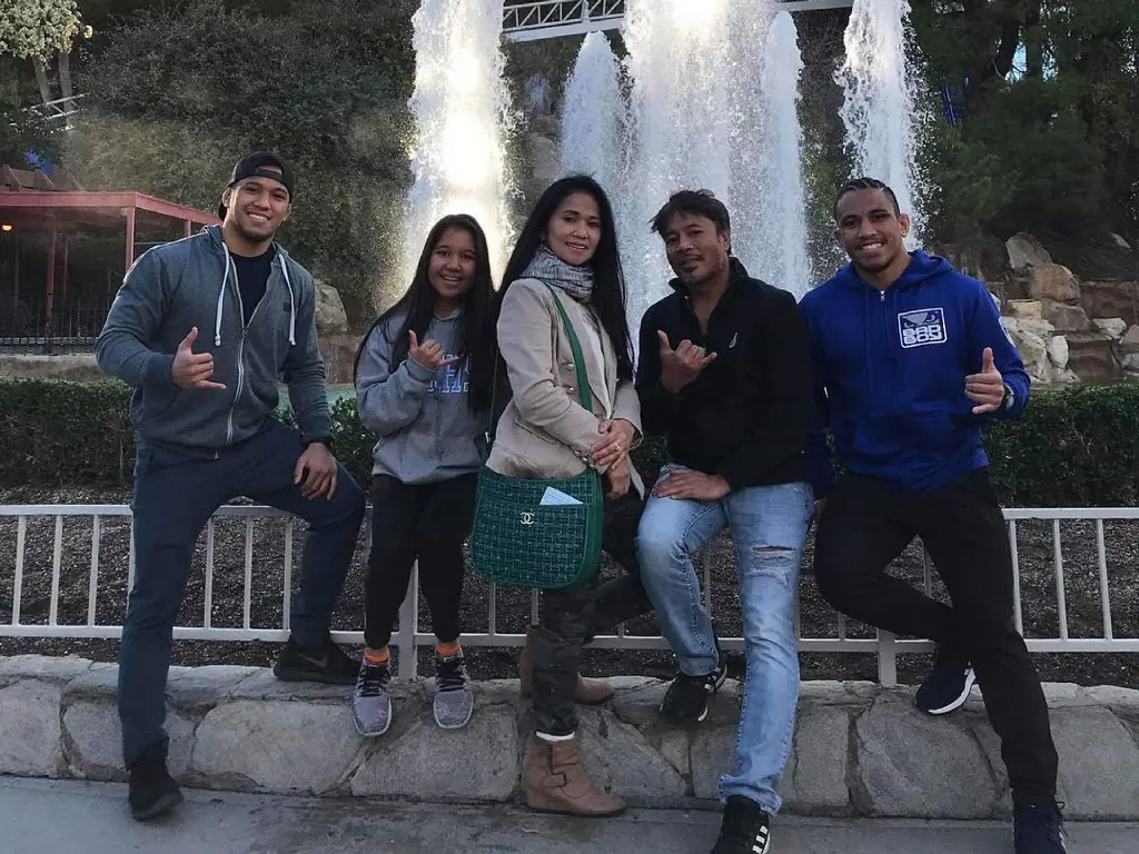 Kevin Natividad spent quality time with his family at Six Flags Magic Mountain.