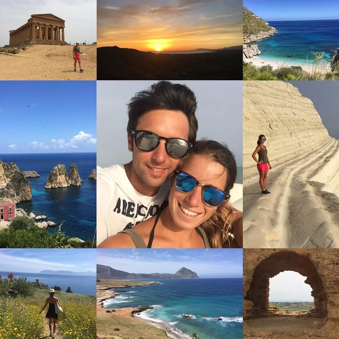 Marta and Marco made a trip to Sicily, Italy, in May 2017, where they explored the ancient ruins of the historical city, beaches, and beautiful villages in that region.