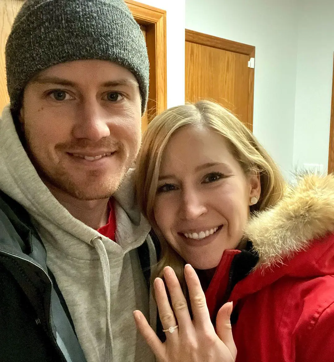 The athletic couple got engaged in December 2020.