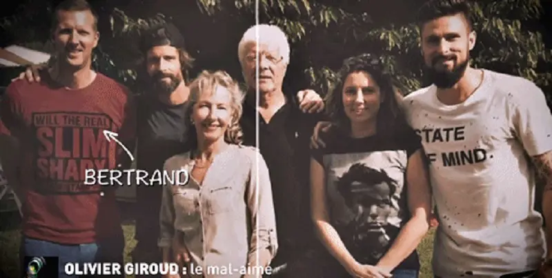 Olivier Giroud's family.