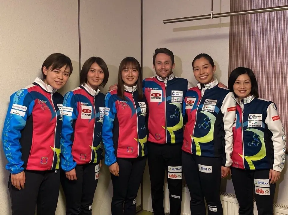 Conor was in Hokkaido, Japan with his team on June 1, 2022 at curling game.