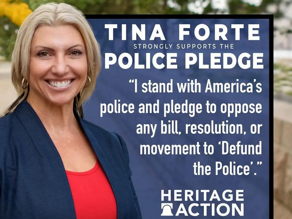 Tina Forte is a strong supporter of police pledge.