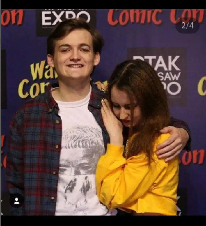 An Instagram post shared by Jack Gleeson with his griflfriend, in 2019