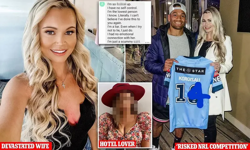 Apisai Koroisau was banned for bringing a woman he met online into the team hotel, and breaching the Covid rule.