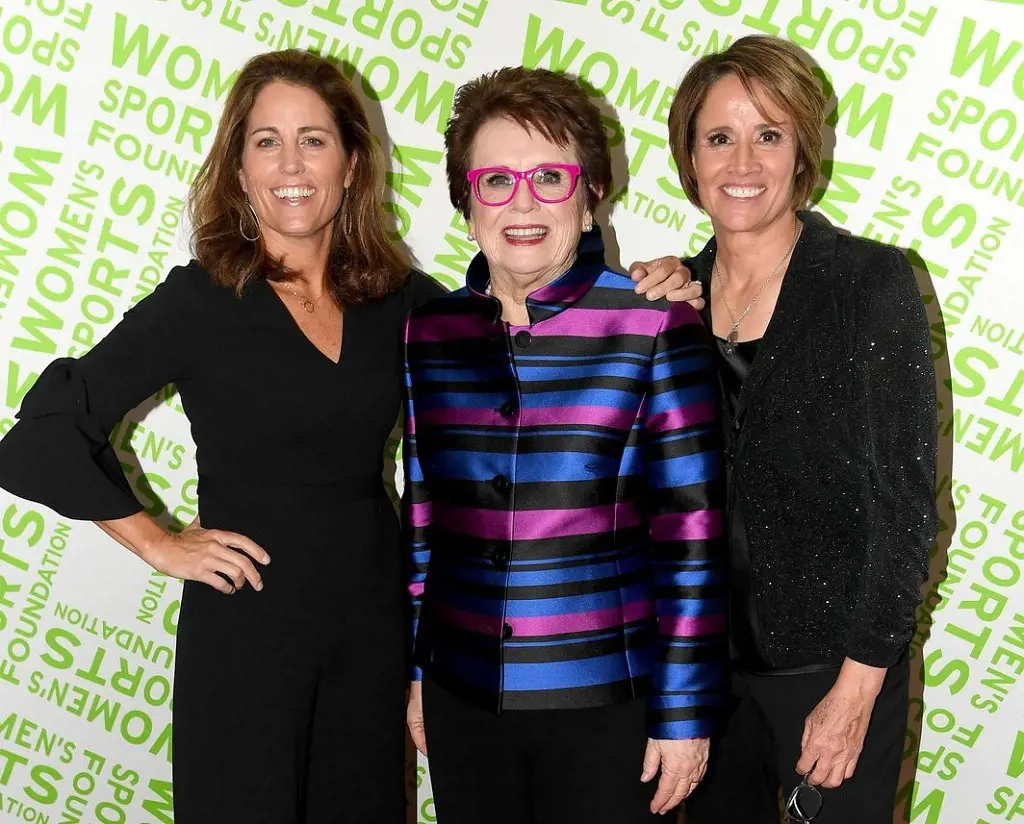 Mary Carillo With WTA Legend Billie Jean King