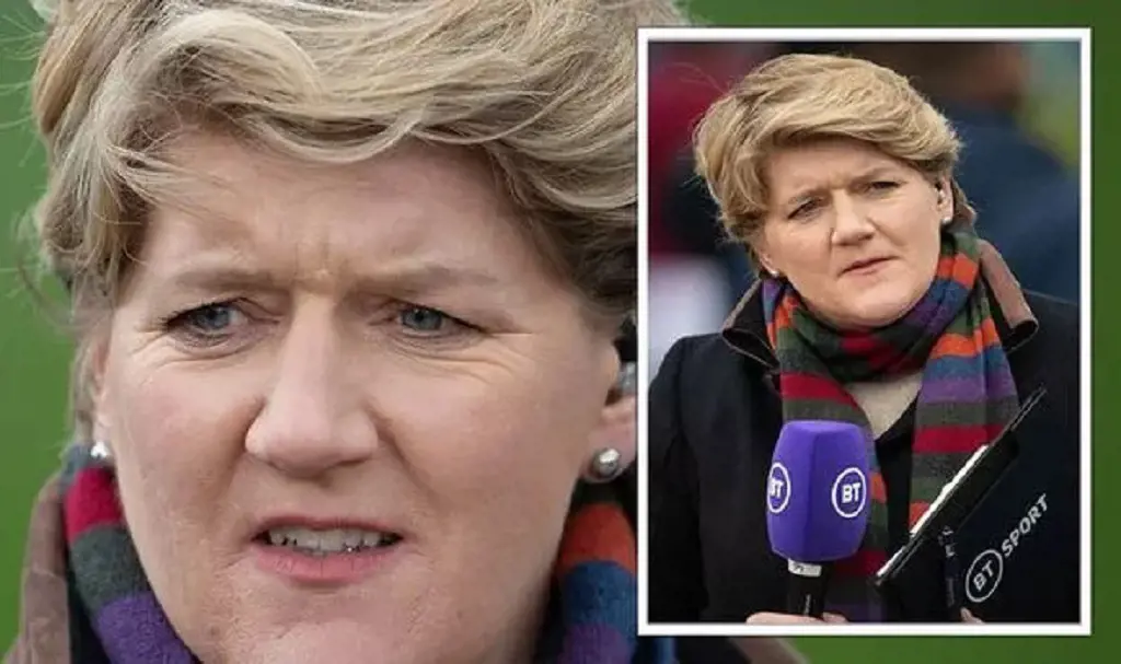 Clare Balding at an horse event