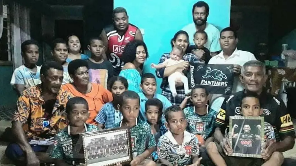 The family of Panthers player Apisai Koroisau.
