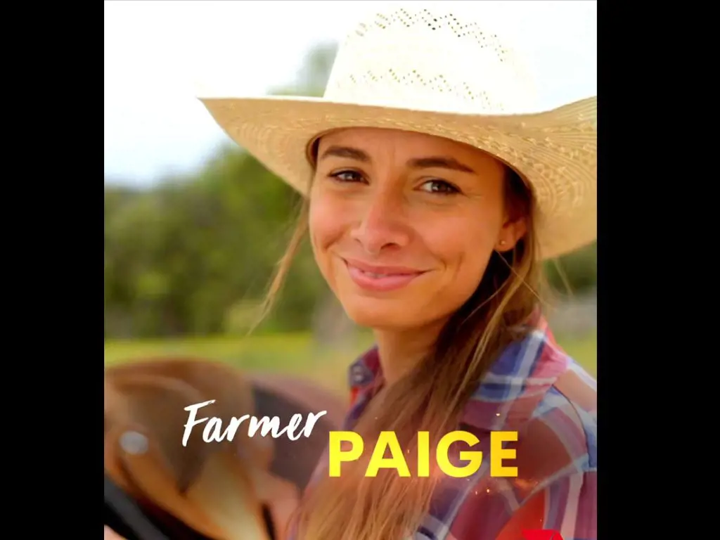 Farmer Wants A Wife cast Paige
