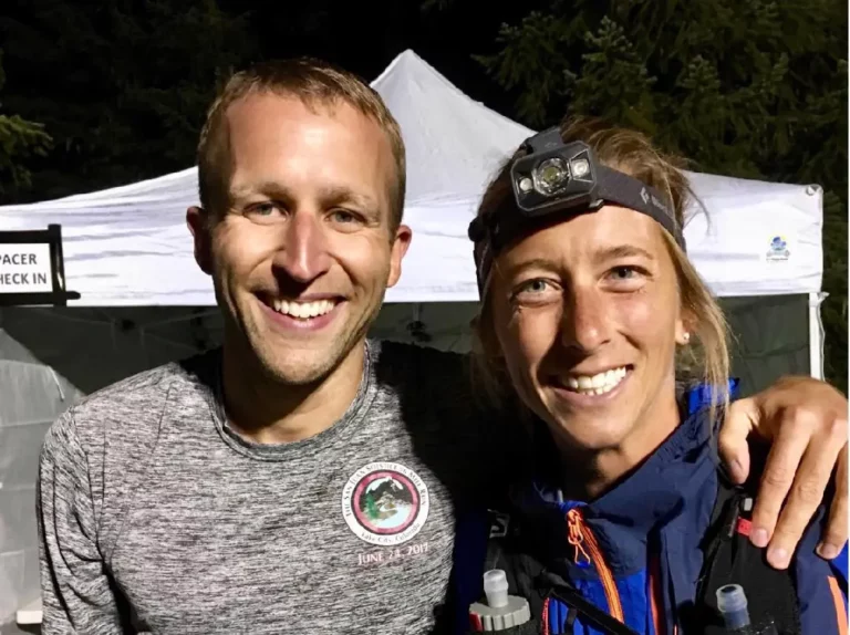 Ultramarathon Runner Courtney Dauwalter Husband Kevin Schmidt Runs In Bear 100 Race