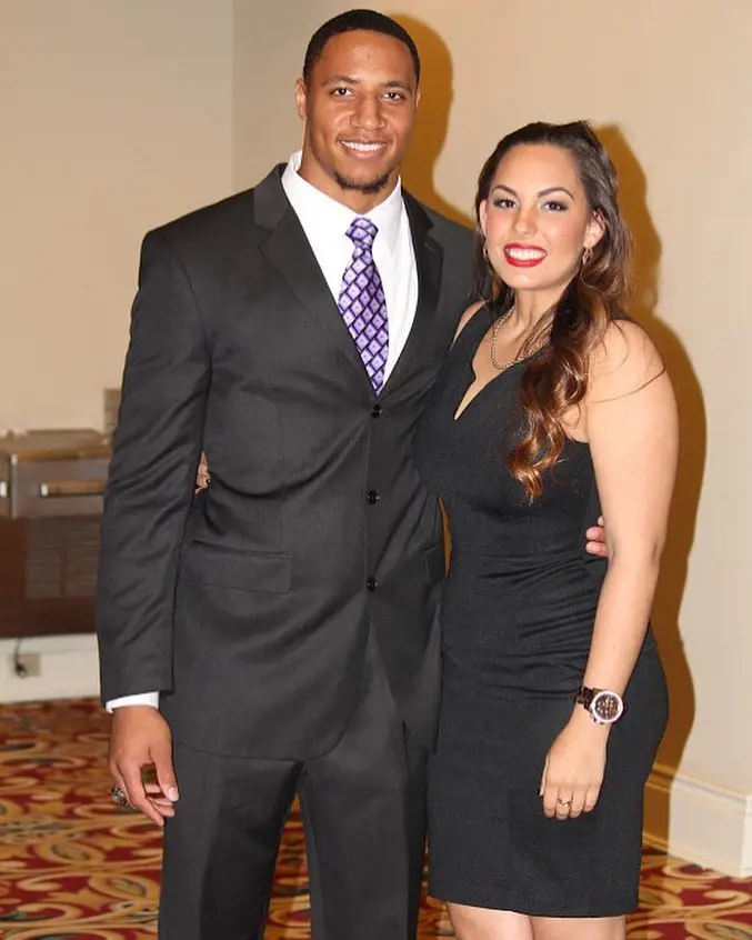 Eric posted a picture with Jaid from his last college football banquet at LSU