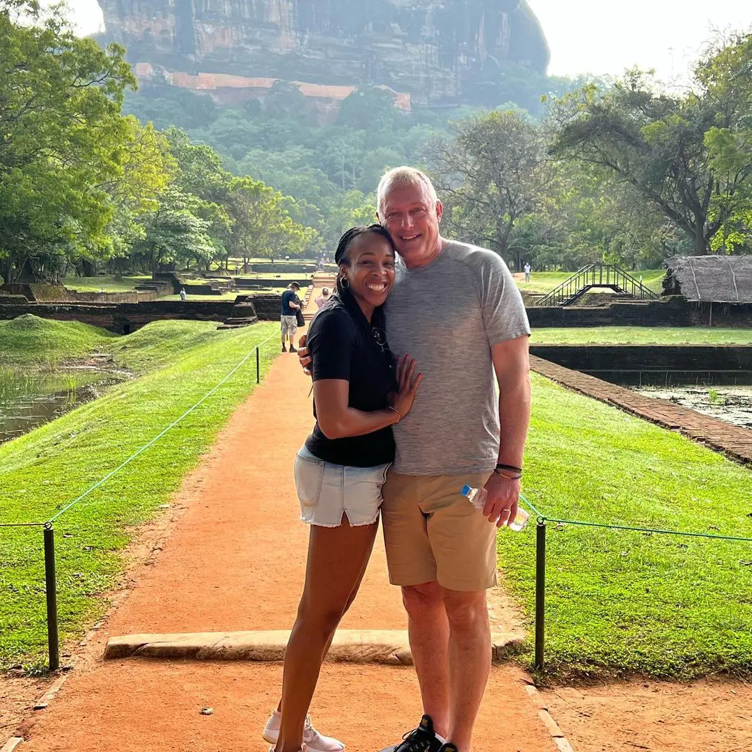 Pamela and Steve also went to the Sigiriya Rocks in Srilanka for hiking
