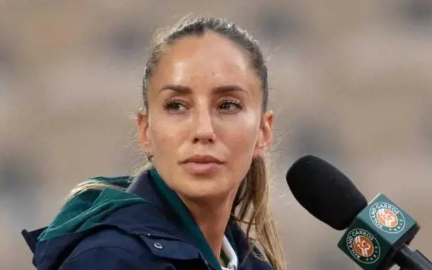 Marijana Veljovic pictured in 2021 during her duty at the French Open 