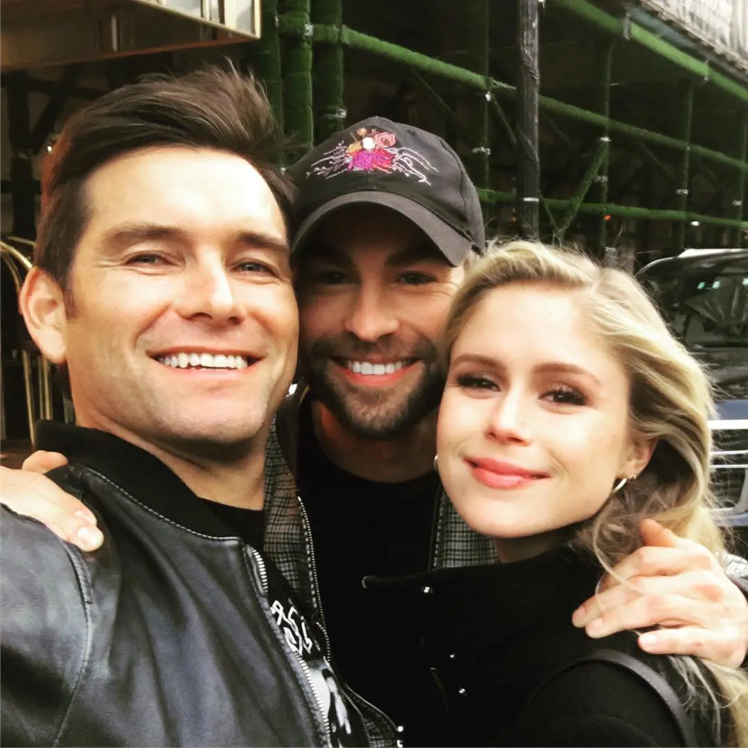 Antony hung out with his co-workers, Chace and Erin, in May 2020