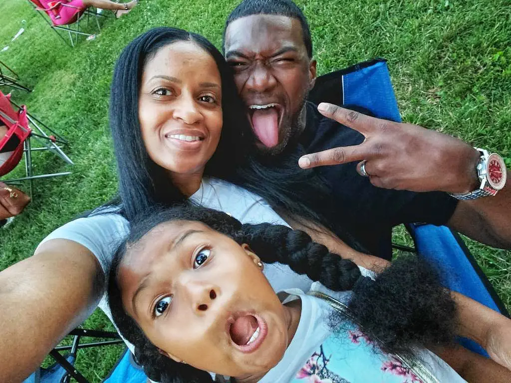 Cornell posted a selfie with his wife and daughter in July 2021