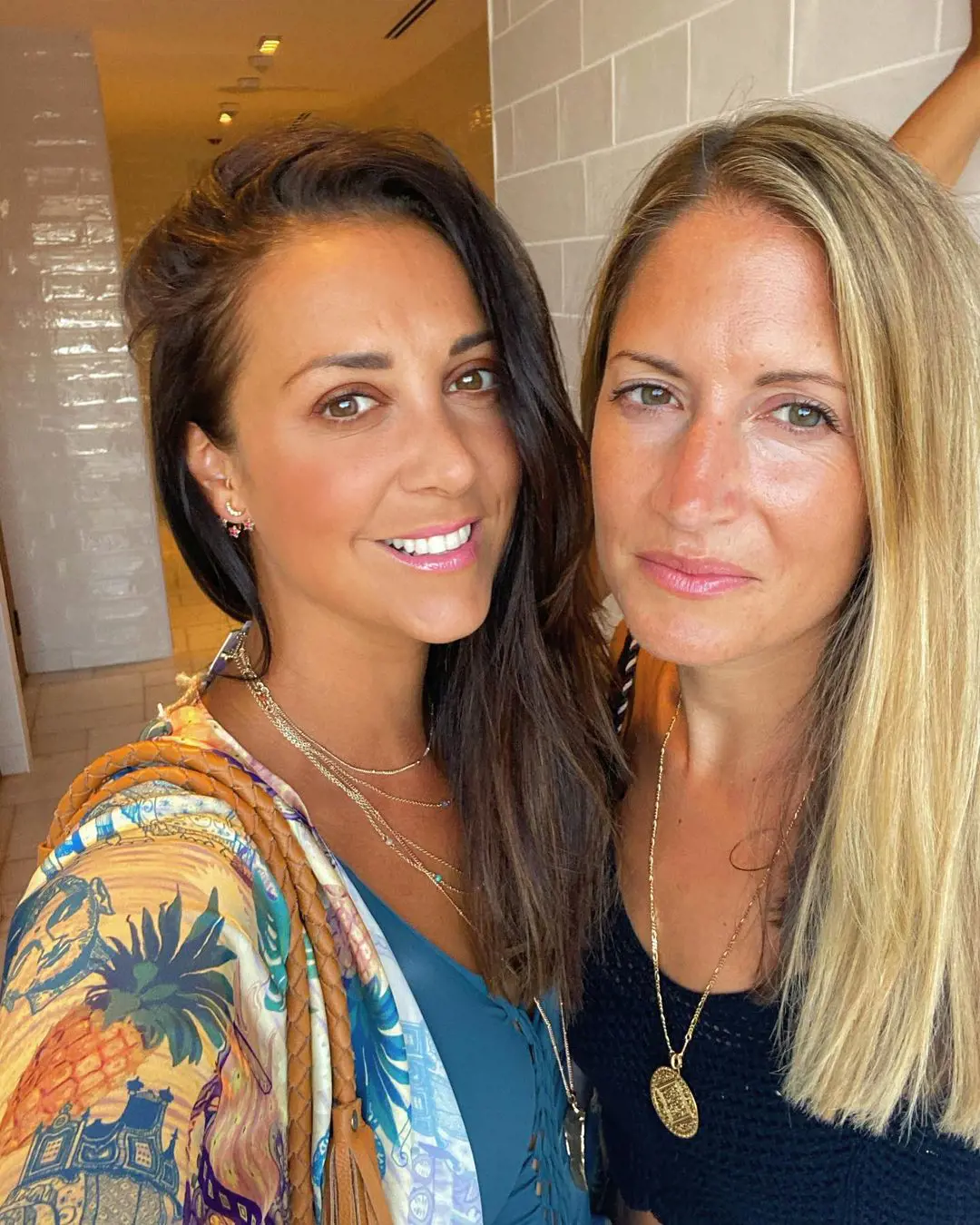Jenna Schillaci and Maxine Hardcastle pictured together at Bodrum Mugla in Turkey in 2021